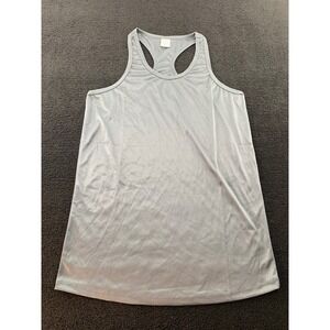 ACRUX Womens Small Gray Racerback Tank Top Athletic Workout Gym Shirt